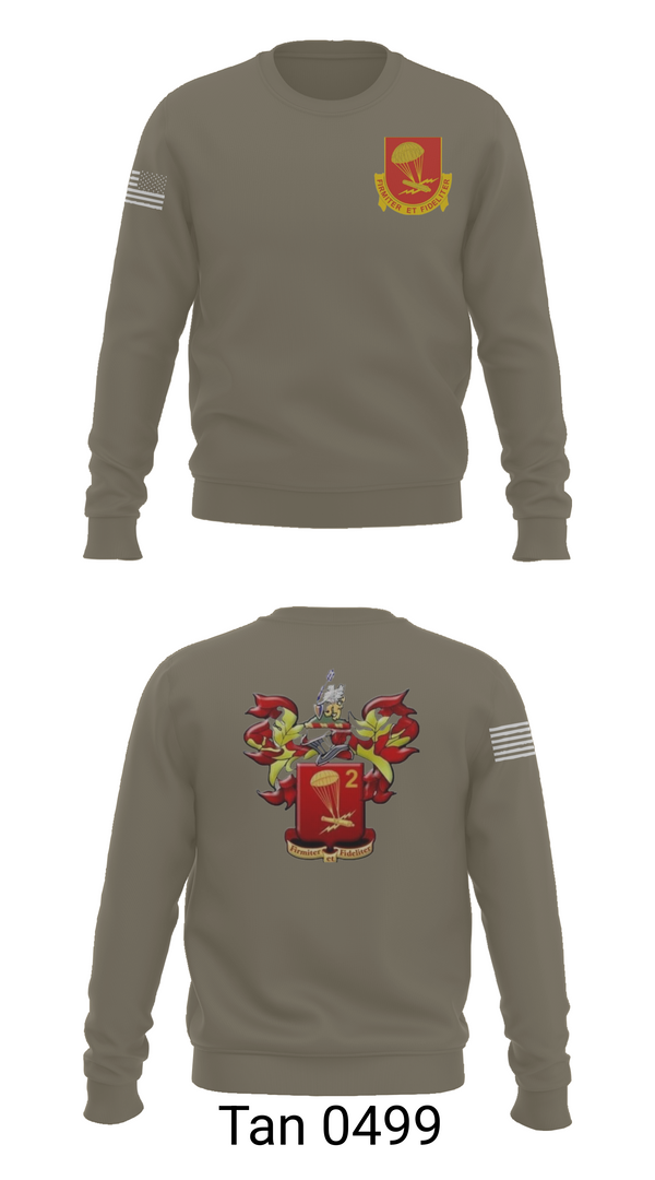 Crew Neck Sweatshirt, 2-377 PFAR, Army, Teamtime, Team time, sublimation, custom sports apparel, team uniforms, spirit wear, spiritwear, sports uniforms, custom shirts, team store, custom team store, fundraiser sports, apparel fundraiser