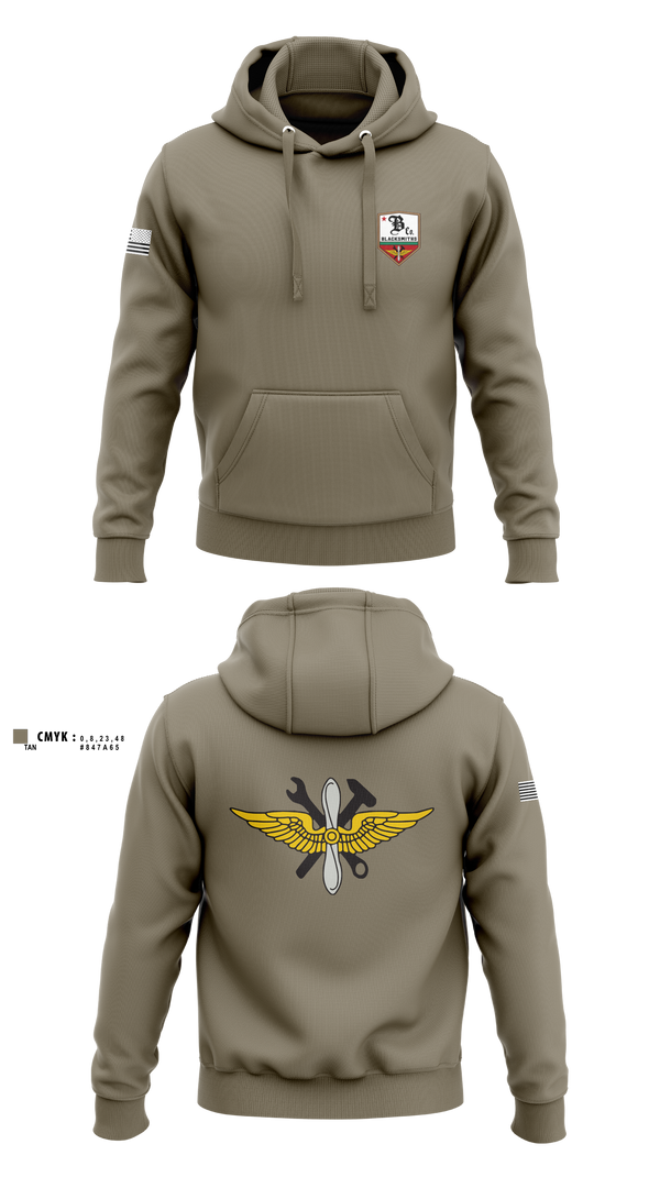 Hoodie, Blacksmiths, National Guard, Teamtime, Team time, sublimation, custom sports apparel, team uniforms, spirit wear, spiritwear, sports uniforms, custom shirts, team store, custom team store, fundraiser sports, apparel fundraiser