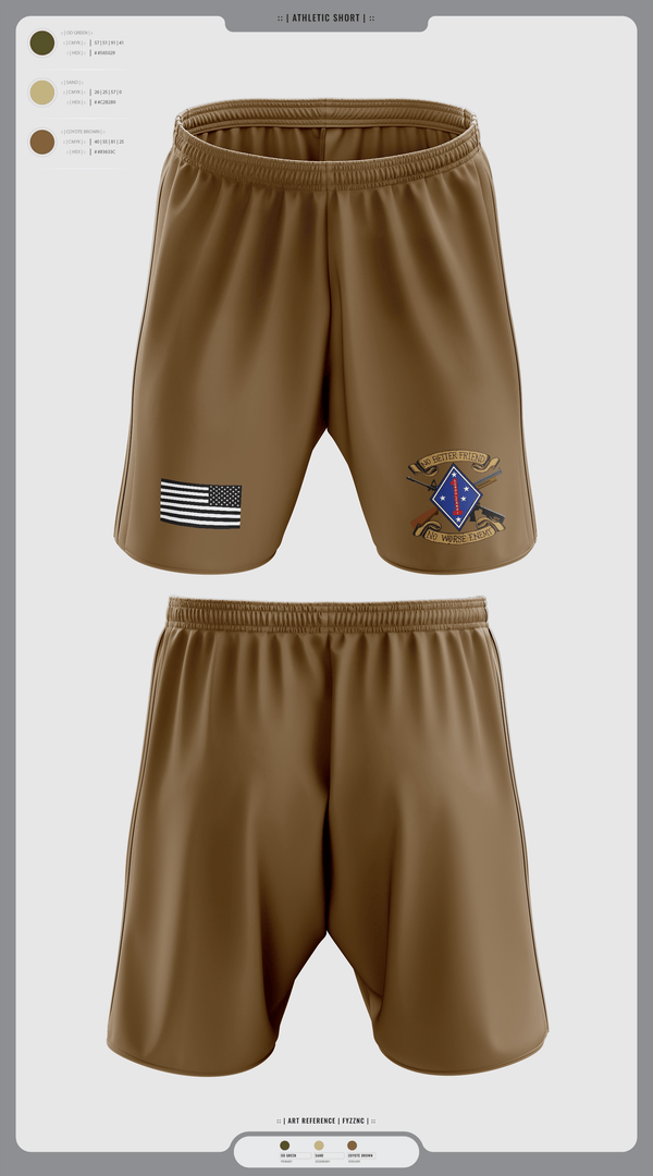 Athletic Shorts With Pockets, 1LAR, Marines, Teamtime, Team time, sublimation, custom sports apparel, team uniforms, spirit wear, spiritwear, sports uniforms, custom shirts, team store, custom team store, fundraiser sports, apparel fundraiser