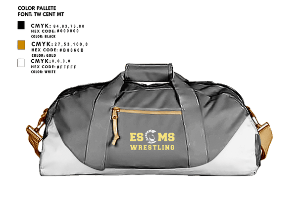 Duffle Bag, El Sausal Middle School, Spirit Store, Teamtime, Team time, sublimation, custom sports apparel, team uniforms, spirit wear, spiritwear, sports uniforms, custom shirts, team store, custom team store, fundraiser sports, apparel fundraiser