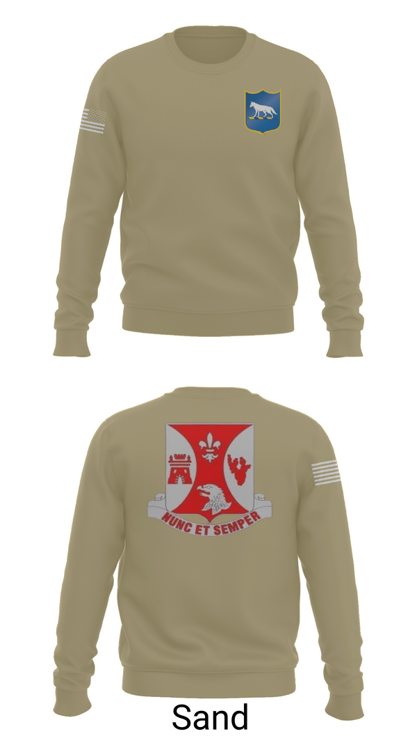 Crew Neck Sweatshirt, 2/196th RTI, , Teamtime, Team time, sublimation, custom sports apparel, team uniforms, spirit wear, spiritwear, sports uniforms, custom shirts, team store, custom team store, fundraiser sports, apparel fundraiser