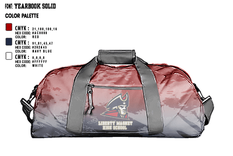Duffle Bag, Liberty Magnet High School Tennis, Tennis, Teamtime, Team time, sublimation, custom sports apparel, team uniforms, spirit wear, spiritwear, sports uniforms, custom shirts, team store, custom team store, fundraiser sports, apparel fundraiser