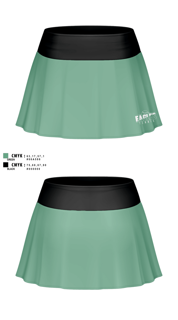 Skort, Covenant Christian High School Tennis, Tennis, Teamtime, Team time, sublimation, custom sports apparel, team uniforms, spirit wear, spiritwear, sports uniforms, custom shirts, team store, custom team store, fundraiser sports, apparel fundraiser