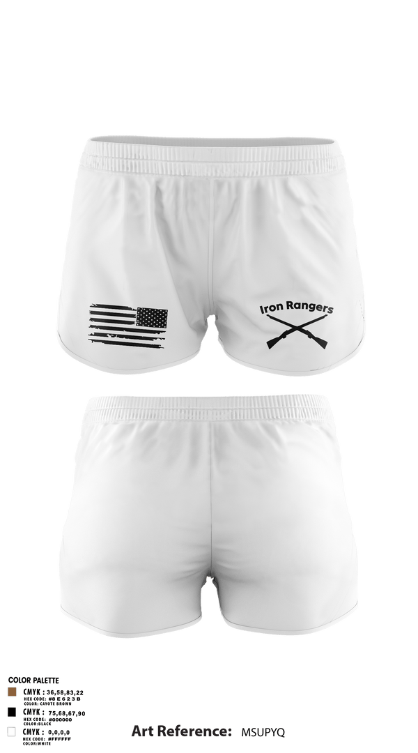 Ranger Panties, Iron Rangers, Army, Teamtime, Team time, sublimation, custom sports apparel, team uniforms, spirit wear, spiritwear, sports uniforms, custom shirts, team store, custom team store, fundraiser sports, apparel fundraiser