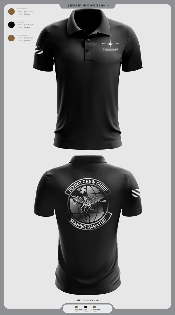 Short Sleeve Performance Polo, FLYING CREW CHIEFS, , Teamtime, Team time, sublimation, custom sports apparel, team uniforms, spirit wear, spiritwear, sports uniforms, custom shirts, team store, custom team store, fundraiser sports, apparel fundraiser