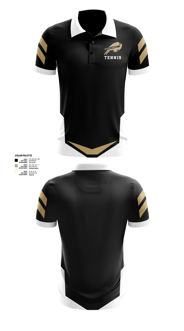 Short Sleeve Performance Polo, Giddings Tennis, Tennis, Teamtime, Team time, sublimation, custom sports apparel, team uniforms, spirit wear, spiritwear, sports uniforms, custom shirts, team store, custom team store, fundraiser sports, apparel fundraiser