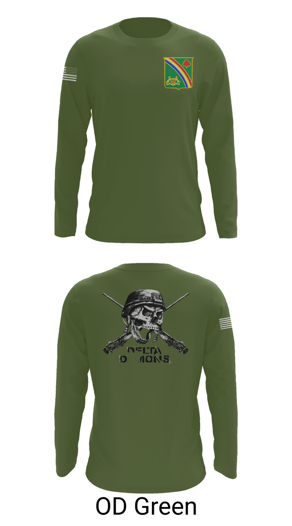 Long Sleeve Performance Shirt, 1st Battalion 69th Infantry Regiment, Army, Teamtime, Team time, sublimation, custom sports apparel, team uniforms, spirit wear, spiritwear, sports uniforms, custom shirts, team store, custom team store, fundraiser sports, apparel fundraiser