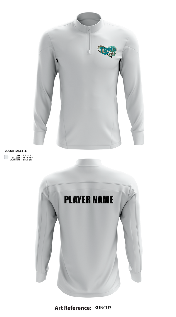 Quarter Zip Jacket, Bonney Lake Panthers Tennis, Tennis, Teamtime, Team time, sublimation, custom sports apparel, team uniforms, spirit wear, spiritwear, sports uniforms, custom shirts, team store, custom team store, fundraiser sports, apparel fundraiser