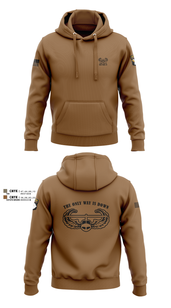 Hoodie, AASLT 10-25 Ft. Campbell, Kentucky, , Teamtime, Team time, sublimation, custom sports apparel, team uniforms, spirit wear, spiritwear, sports uniforms, custom shirts, team store, custom team store, fundraiser sports, apparel fundraiser
