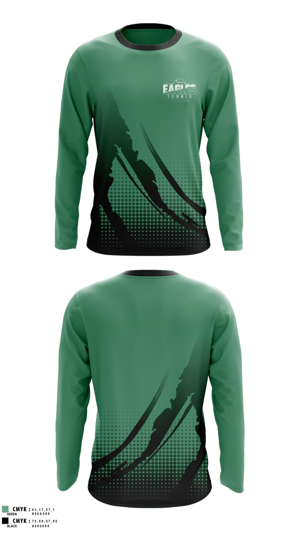 Long Sleeve Performance Shirt, Covenant Christian High School Tennis, Tennis, Teamtime, Team time, sublimation, custom sports apparel, team uniforms, spirit wear, spiritwear, sports uniforms, custom shirts, team store, custom team store, fundraiser sports, apparel fundraiser