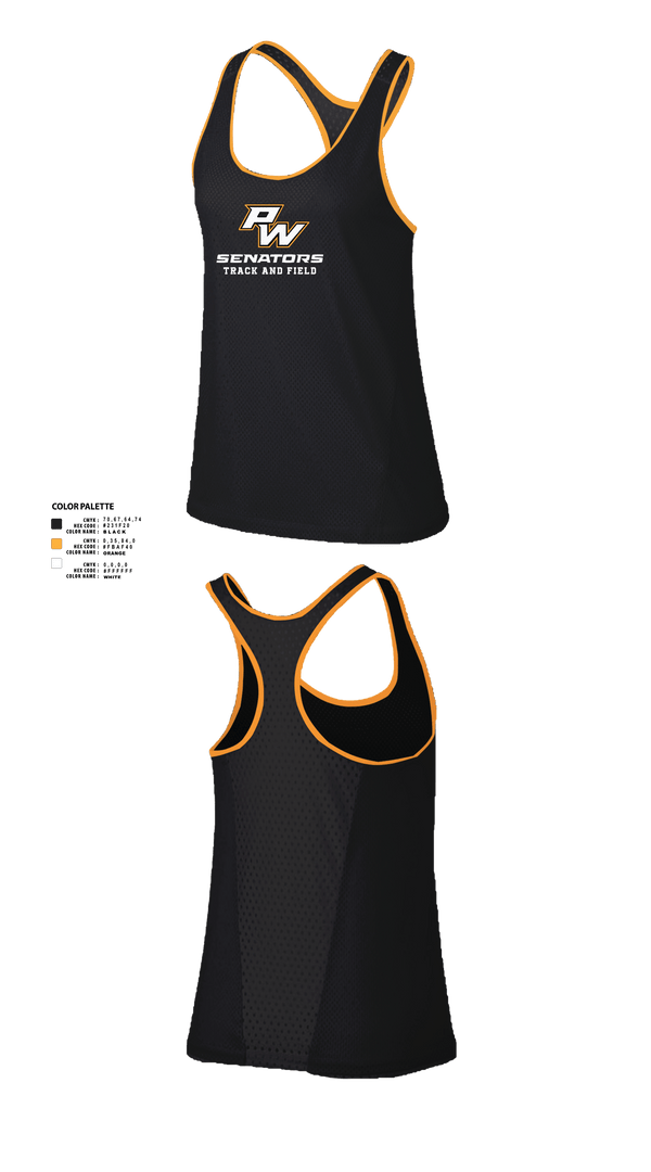 Womens Track Singlet, Portsmouth West Middle School Track and Field, Track & Field, Teamtime, Team time, sublimation, custom sports apparel, team uniforms, spirit wear, spiritwear, sports uniforms, custom shirts, team store, custom team store, fundraiser sports, apparel fundraiser