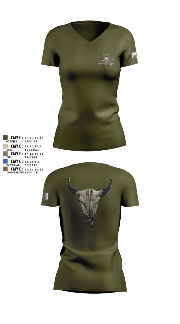 Womens Short Sleeve Vneck Shirt, VP-26 Aircrew Association, , Teamtime, Team time, sublimation, custom sports apparel, team uniforms, spirit wear, spiritwear, sports uniforms, custom shirts, team store, custom team store, fundraiser sports, apparel fundraiser