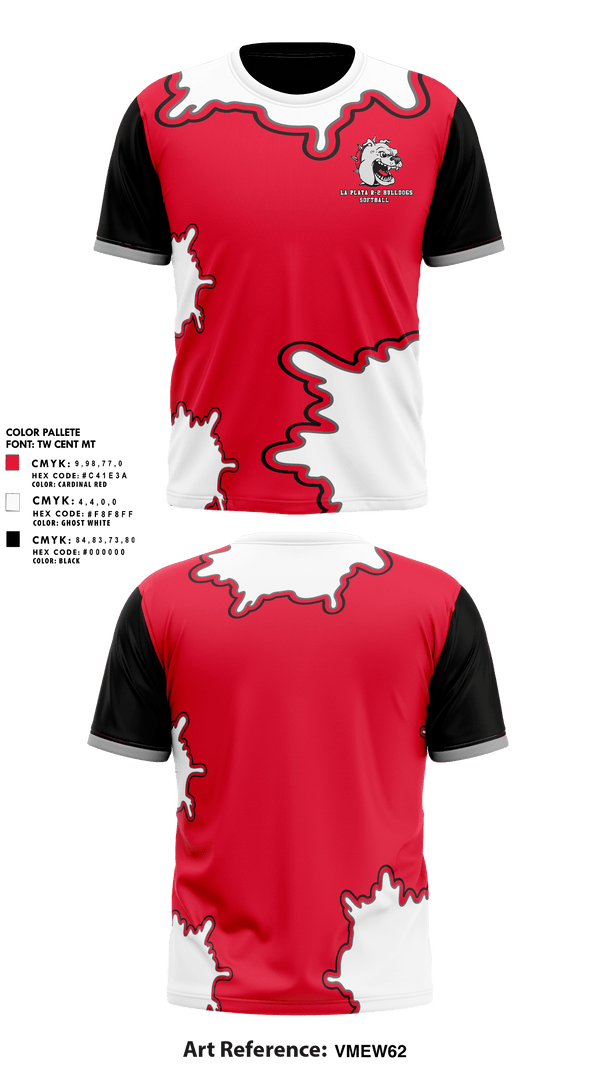 Short Sleeve Performance Shirt, La Plata R-2 Bulldogs Softball, Softball, Teamtime, Team time, sublimation, custom sports apparel, team uniforms, spirit wear, spiritwear, sports uniforms, custom shirts, team store, custom team store, fundraiser sports, apparel fundraiser