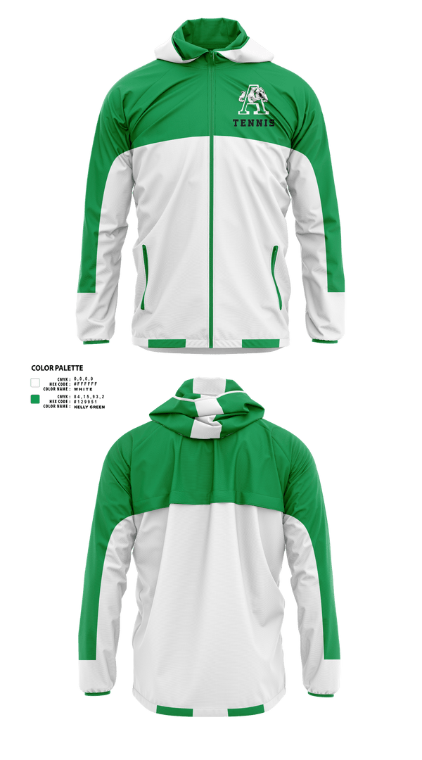 Windbreaker, Albuquerque High School Tennis, Tennis, Teamtime, Team time, sublimation, custom sports apparel, team uniforms, spirit wear, spiritwear, sports uniforms, custom shirts, team store, custom team store, fundraiser sports, apparel fundraiser