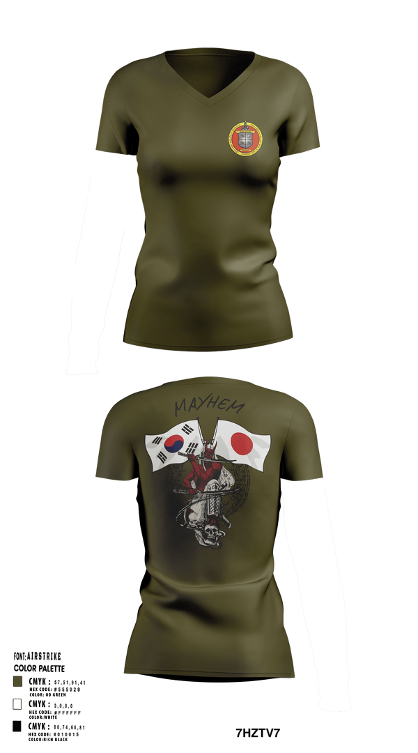 Womens Short Sleeve Vneck Shirt, 3/11 Mayhem, , Teamtime, Team time, sublimation, custom sports apparel, team uniforms, spirit wear, spiritwear, sports uniforms, custom shirts, team store, custom team store, fundraiser sports, apparel fundraiser