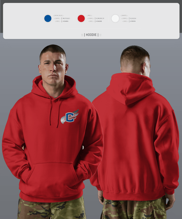 Hoodie, Cleveland Blue Raiders, Track & Field, Teamtime, Team time, sublimation, custom sports apparel, team uniforms, spirit wear, spiritwear, sports uniforms, custom shirts, team store, custom team store, fundraiser sports, apparel fundraiser