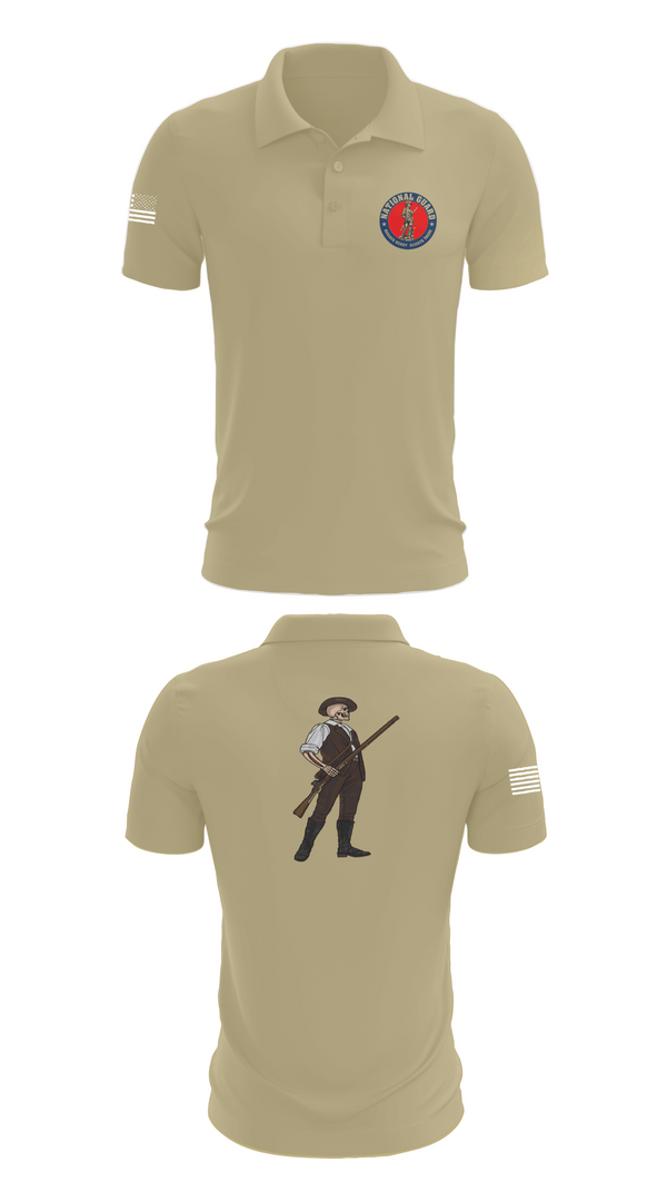 Short Sleeve Performance Polo, , National Guard, Teamtime, Team time, sublimation, custom sports apparel, team uniforms, spirit wear, spiritwear, sports uniforms, custom shirts, team store, custom team store, fundraiser sports, apparel fundraiser