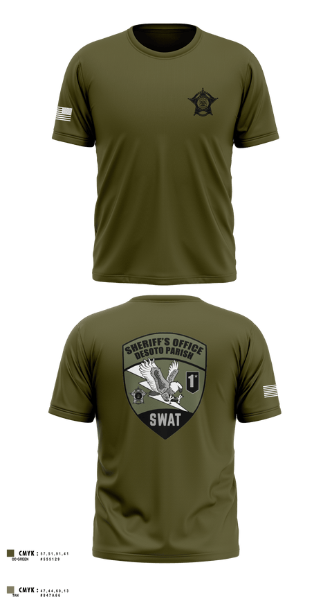 Short Sleeve Performance Shirt, Desoto Parish Sheriff’s Office SWAT, , Teamtime, Team time, sublimation, custom sports apparel, team uniforms, spirit wear, spiritwear, sports uniforms, custom shirts, team store, custom team store, fundraiser sports, apparel fundraiser