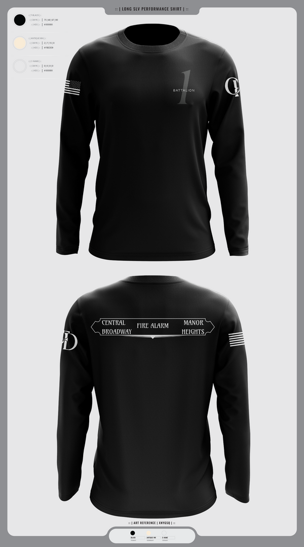 Long Sleeve Performance Shirt, Battalion 1, , Teamtime, Team time, sublimation, custom sports apparel, team uniforms, spirit wear, spiritwear, sports uniforms, custom shirts, team store, custom team store, fundraiser sports, apparel fundraiser