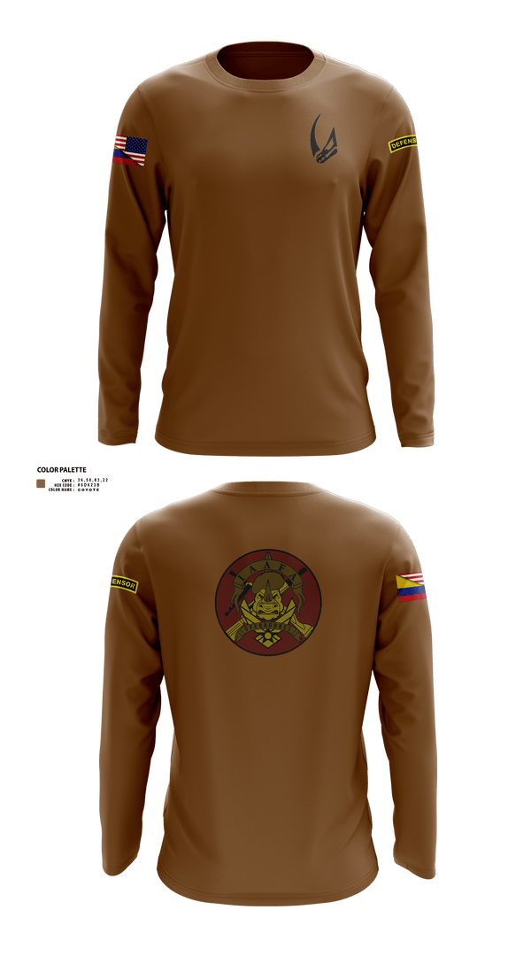 Long Sleeve Performance Shirt, 837 TRS Rhinos, Air Force, Teamtime, Team time, sublimation, custom sports apparel, team uniforms, spirit wear, spiritwear, sports uniforms, custom shirts, team store, custom team store, fundraiser sports, apparel fundraiser