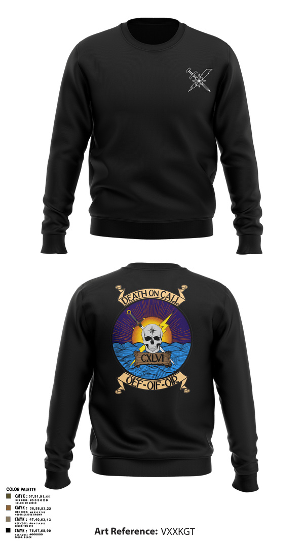 Crew Neck Sweatshirt, 146th ASOS, Air Force, Teamtime, Team time, sublimation, custom sports apparel, team uniforms, spirit wear, spiritwear, sports uniforms, custom shirts, team store, custom team store, fundraiser sports, apparel fundraiser