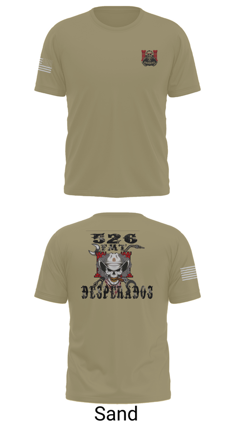 Short Sleeve Performance Shirt, 526th ECC Desperados FMT, , Teamtime, Team time, sublimation, custom sports apparel, team uniforms, spirit wear, spiritwear, sports uniforms, custom shirts, team store, custom team store, fundraiser sports, apparel fundraiser