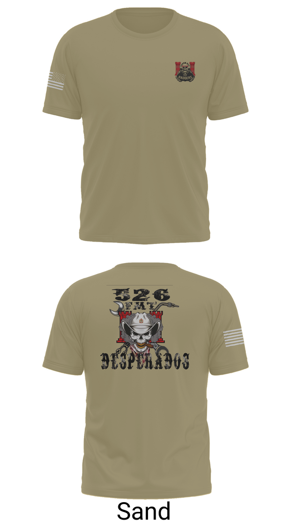 Short Sleeve Performance Shirt, 526th ECC Desperados FMT, , Teamtime, Team time, sublimation, custom sports apparel, team uniforms, spirit wear, spiritwear, sports uniforms, custom shirts, team store, custom team store, fundraiser sports, apparel fundraiser