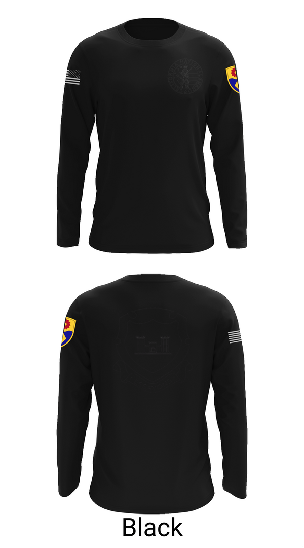 Long Sleeve Performance Shirt, 132d MRBC, 579th EN BN, 49th MP DIV, , Teamtime, Team time, sublimation, custom sports apparel, team uniforms, spirit wear, spiritwear, sports uniforms, custom shirts, team store, custom team store, fundraiser sports, apparel fundraiser