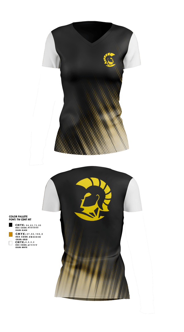 Womens Short Sleeve Vneck Shirt, El Sausal Middle School, Spirit Store, Teamtime, Team time, sublimation, custom sports apparel, team uniforms, spirit wear, spiritwear, sports uniforms, custom shirts, team store, custom team store, fundraiser sports, apparel fundraiser