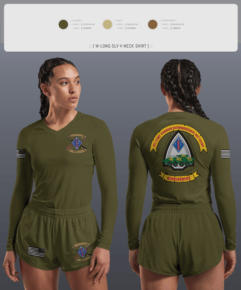 Womens Long Sleeve Vneck Shirt, 1LAR, Marines, Teamtime, Team time, sublimation, custom sports apparel, team uniforms, spirit wear, spiritwear, sports uniforms, custom shirts, team store, custom team store, fundraiser sports, apparel fundraiser