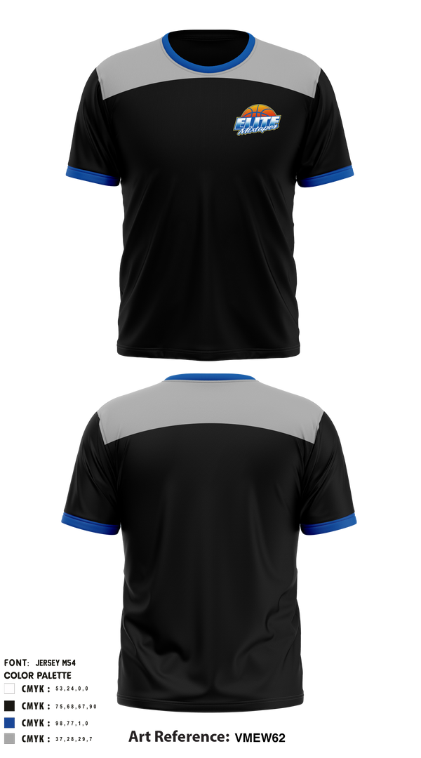 Short Sleeve Performance Shirt, Elite Mixtapes, Men's Basketball, Teamtime, Team time, sublimation, custom sports apparel, team uniforms, spirit wear, spiritwear, sports uniforms, custom shirts, team store, custom team store, fundraiser sports, apparel fundraiser