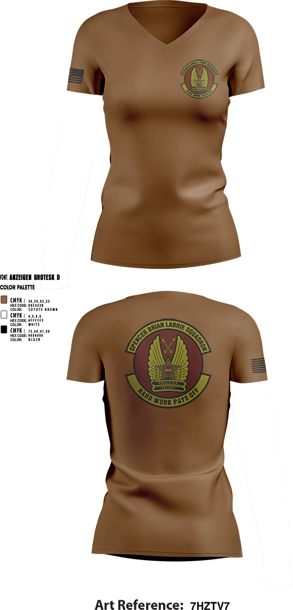Womens Short Sleeve Vneck Shirt, Spencer Brian LaBrie Squadron, , Teamtime, Team time, sublimation, custom sports apparel, team uniforms, spirit wear, spiritwear, sports uniforms, custom shirts, team store, custom team store, fundraiser sports, apparel fundraiser