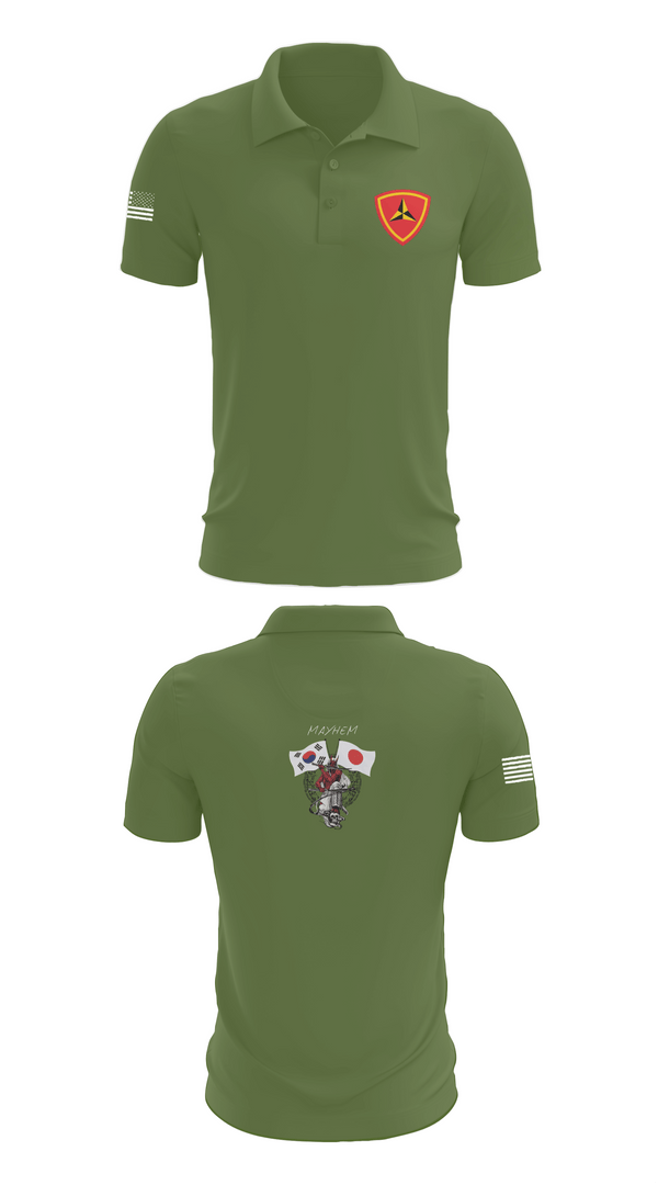 Short Sleeve Performance Polo, 3/11 Mayhem, , Teamtime, Team time, sublimation, custom sports apparel, team uniforms, spirit wear, spiritwear, sports uniforms, custom shirts, team store, custom team store, fundraiser sports, apparel fundraiser
