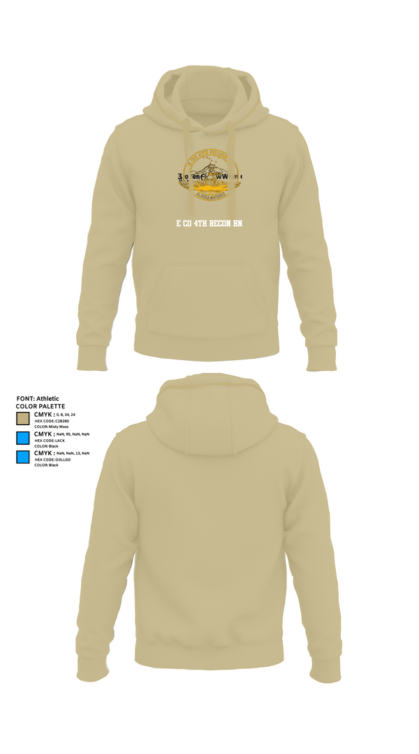 Hoodie, E Co 4th Recon BN, , Teamtime, Team time, sublimation, custom sports apparel, team uniforms, spirit wear, spiritwear, sports uniforms, custom shirts, team store, custom team store, fundraiser sports, apparel fundraiser