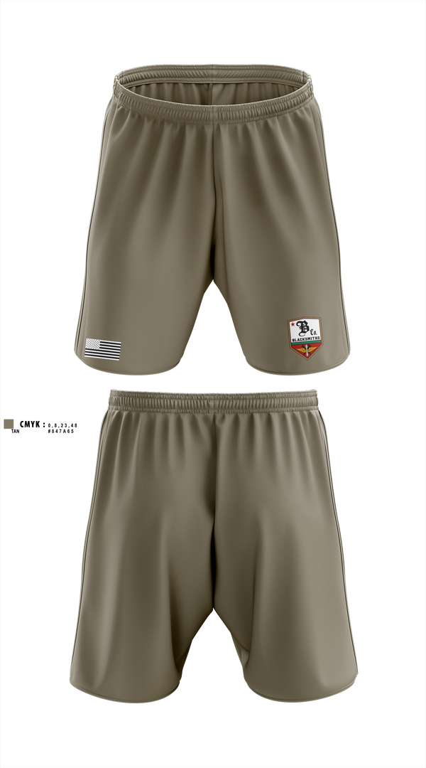 Athletic Shorts With Pockets, Blacksmiths, National Guard, Teamtime, Team time, sublimation, custom sports apparel, team uniforms, spirit wear, spiritwear, sports uniforms, custom shirts, team store, custom team store, fundraiser sports, apparel fundraiser