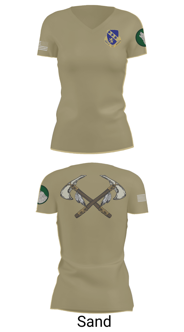 Womens Short Sleeve Vneck Shirt, Marauders, Army, Teamtime, Team time, sublimation, custom sports apparel, team uniforms, spirit wear, spiritwear, sports uniforms, custom shirts, team store, custom team store, fundraiser sports, apparel fundraiser