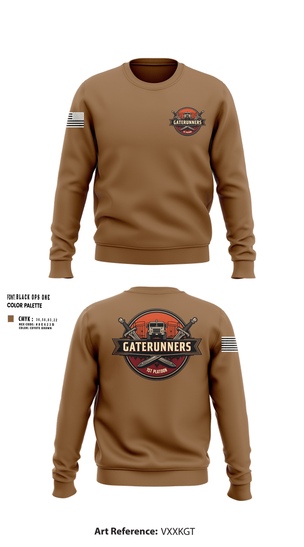 Crew Neck Sweatshirt, C Co 541st, Army, Teamtime, Team time, sublimation, custom sports apparel, team uniforms, spirit wear, spiritwear, sports uniforms, custom shirts, team store, custom team store, fundraiser sports, apparel fundraiser