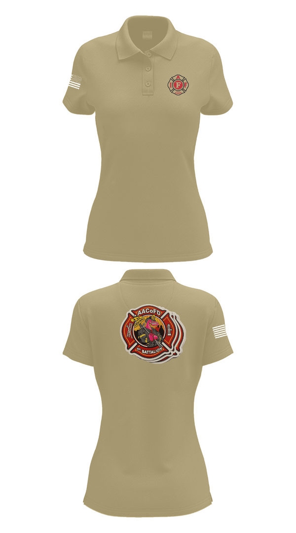 Womens Short Sleeve Performance Polo, Glen Burnie, Fire Department, Teamtime, Team time, sublimation, custom sports apparel, team uniforms, spirit wear, spiritwear, sports uniforms, custom shirts, team store, custom team store, fundraiser sports, apparel fundraiser