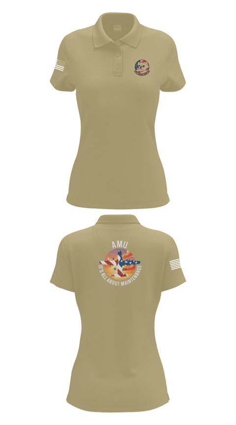 Womens Short Sleeve Performance Polo, , Air Force, Teamtime, Team time, sublimation, custom sports apparel, team uniforms, spirit wear, spiritwear, sports uniforms, custom shirts, team store, custom team store, fundraiser sports, apparel fundraiser