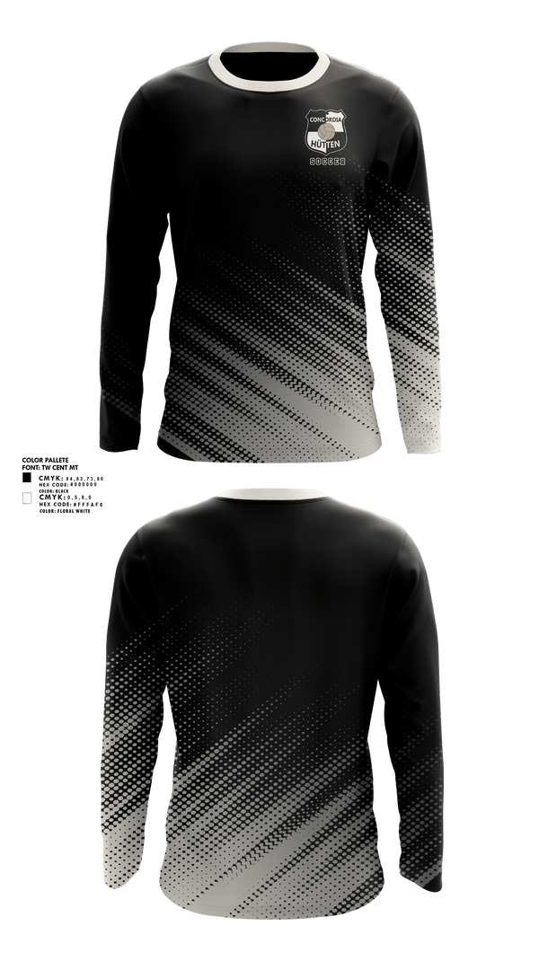 Long Sleeve Performance Shirt, Concordia Hütten, Men's Soccer, Teamtime, Team time, sublimation, custom sports apparel, team uniforms, spirit wear, spiritwear, sports uniforms, custom shirts, team store, custom team store, fundraiser sports, apparel fundraiser