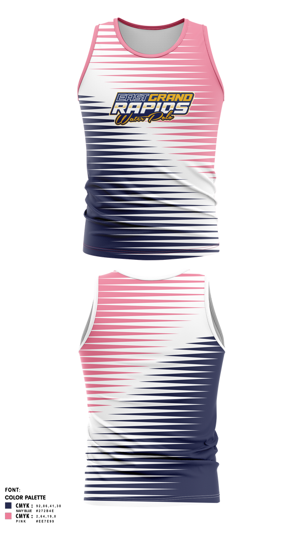 Tank Top, East Grand Rapids, Water Polo, Teamtime, Team time, sublimation, custom sports apparel, team uniforms, spirit wear, spiritwear, sports uniforms, custom shirts, team store, custom team store, fundraiser sports, apparel fundraiser