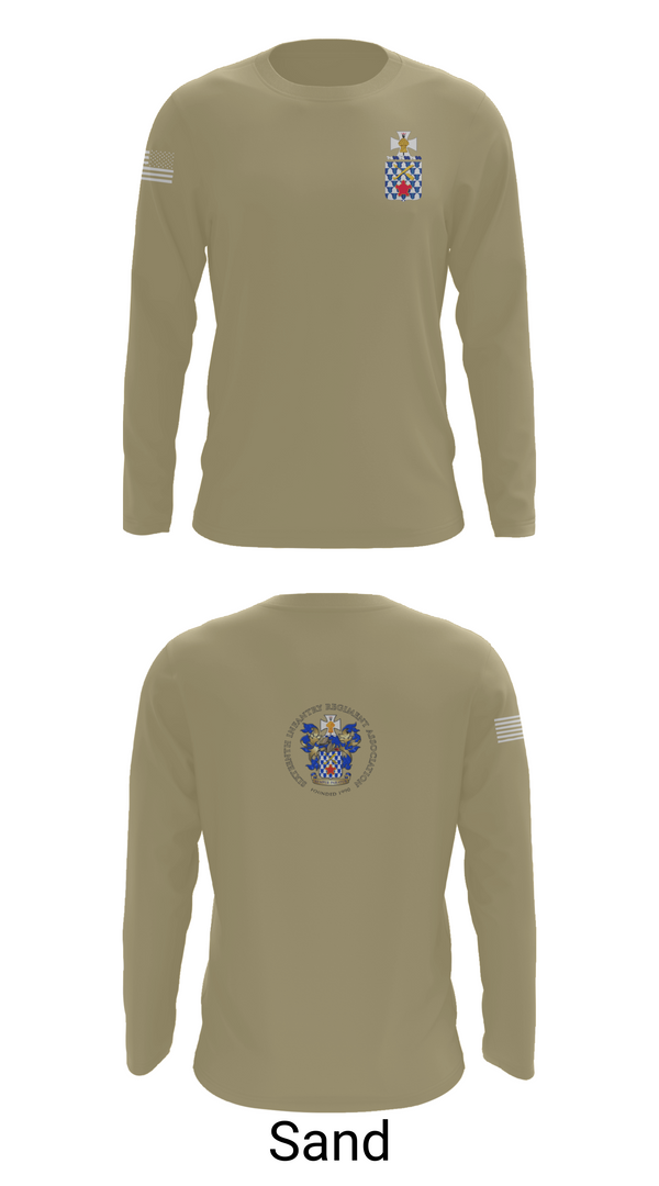 Long Sleeve Performance Shirt, 1st Battalion, 16th Infantry Regiment, , Teamtime, Team time, sublimation, custom sports apparel, team uniforms, spirit wear, spiritwear, sports uniforms, custom shirts, team store, custom team store, fundraiser sports, apparel fundraiser