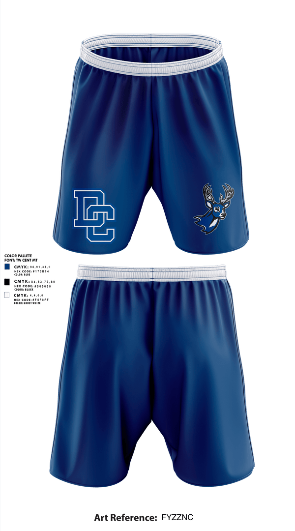 Athletic Shorts With Pockets, Deer Creek Antlers, Golf, Teamtime, Team time, sublimation, custom sports apparel, team uniforms, spirit wear, spiritwear, sports uniforms, custom shirts, team store, custom team store, fundraiser sports, apparel fundraiser