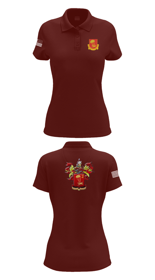 Womens Short Sleeve Performance Polo, 2-377 PFAR, Army, Teamtime, Team time, sublimation, custom sports apparel, team uniforms, spirit wear, spiritwear, sports uniforms, custom shirts, team store, custom team store, fundraiser sports, apparel fundraiser