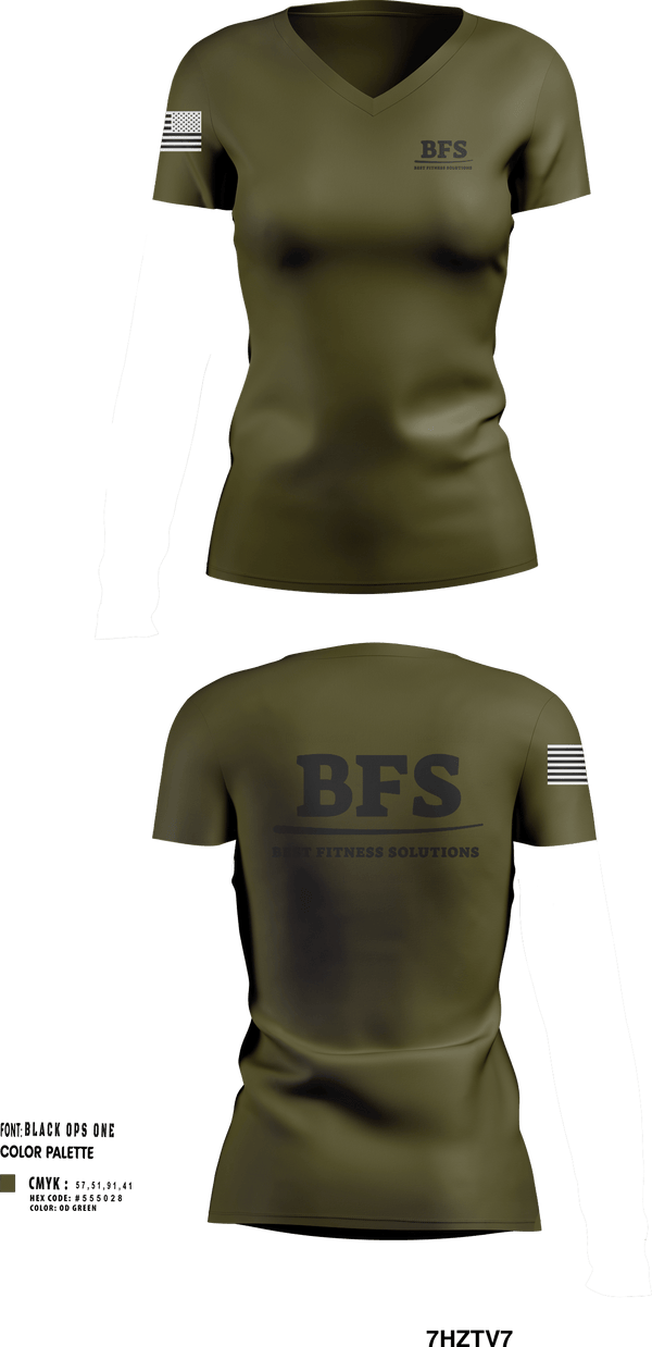 Womens Short Sleeve Vneck Shirt, BEST FITNESS SOLUTIONS, , Teamtime, Team time, sublimation, custom sports apparel, team uniforms, spirit wear, spiritwear, sports uniforms, custom shirts, team store, custom team store, fundraiser sports, apparel fundraiser