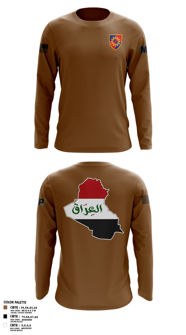 Long Sleeve Performance Shirt, 617th MP DET, , Teamtime, Team time, sublimation, custom sports apparel, team uniforms, spirit wear, spiritwear, sports uniforms, custom shirts, team store, custom team store, fundraiser sports, apparel fundraiser