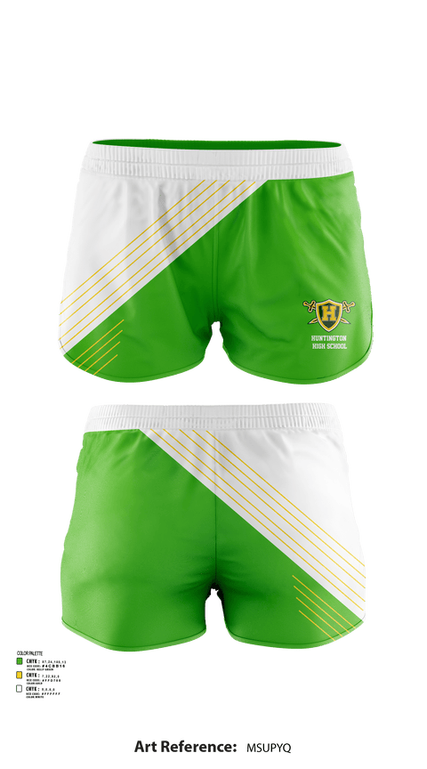 Womens Shorts, Huntington High School, Tennis, Teamtime, Team time, sublimation, custom sports apparel, team uniforms, spirit wear, spiritwear, sports uniforms, custom shirts, team store, custom team store, fundraiser sports, apparel fundraiser