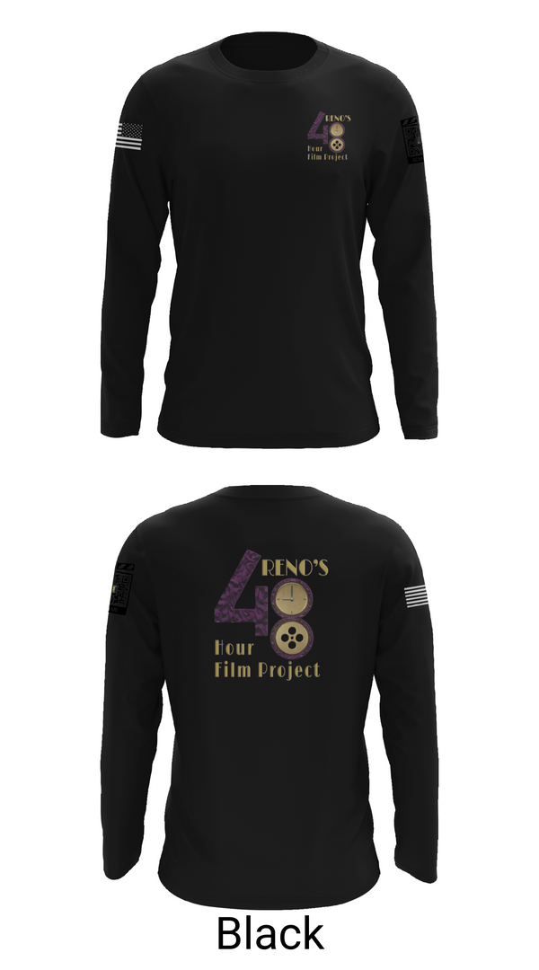 Long Sleeve Performance Shirt, 48 Hour Film Project, , Teamtime, Team time, sublimation, custom sports apparel, team uniforms, spirit wear, spiritwear, sports uniforms, custom shirts, team store, custom team store, fundraiser sports, apparel fundraiser