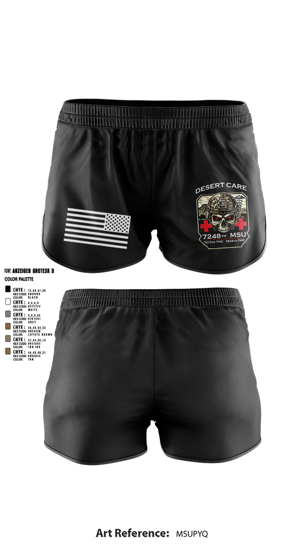Ranger Panties, 7248th MSU, , Teamtime, Team time, sublimation, custom sports apparel, team uniforms, spirit wear, spiritwear, sports uniforms, custom shirts, team store, custom team store, fundraiser sports, apparel fundraiser
