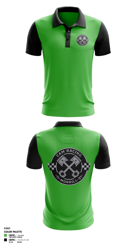 Short Sleeve Performance Polo, Cam racing, , Teamtime, Team time, sublimation, custom sports apparel, team uniforms, spirit wear, spiritwear, sports uniforms, custom shirts, team store, custom team store, fundraiser sports, apparel fundraiser